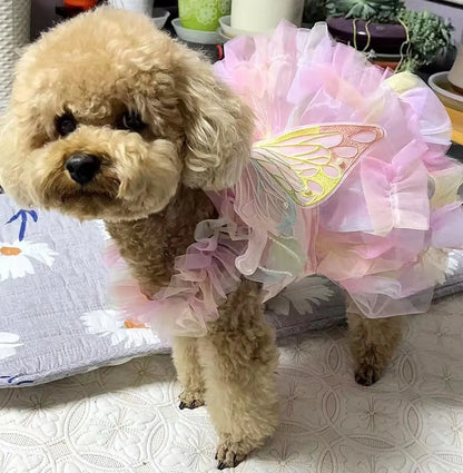 Pet Clothes Dog Wedding Dress Prom Party Princess Dresses for Small Dogs Luxury Dog Clothes Puppy Costume Colorful Pet Supplies
