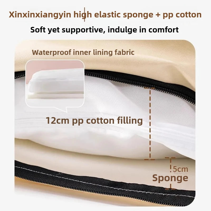 t‌he COZY COOLING PET MAT - All-Season Washable Leather Dog Bed - Removable Pet Mat, Summer Cooling Pad, Cozy Sleep Solution, Durable Pet Furniture