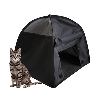 the BLACK DIAMOND DONE -Dog Sun Protection Tent, Pet Tent Outdoor Sun Protection, Cat and Dog Tent, Dog/Cat Fence Foldable Tent House for Puppies/Kittens