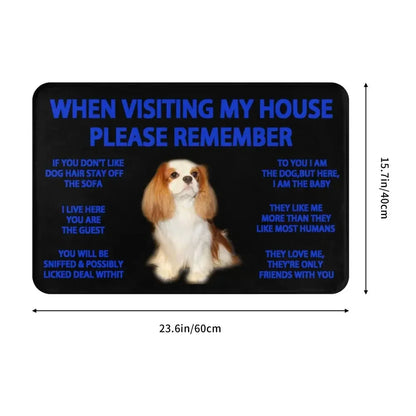 Beagle Dog Doormat Non-Slip Kitchen Bath Mat Living Room Door Floor Entrance Carpet Rug