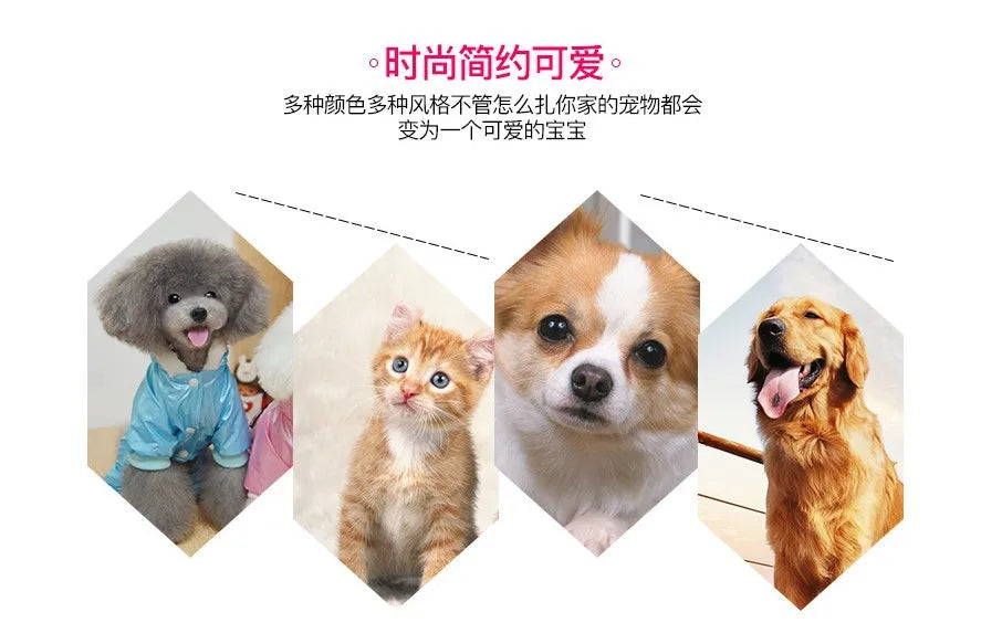 1Pcs Puppy Bow Handmade Movable Pet Dog Grooming Hair Accessories Dog Bows With Rubber Band For Small Dog and Cat Pet Products