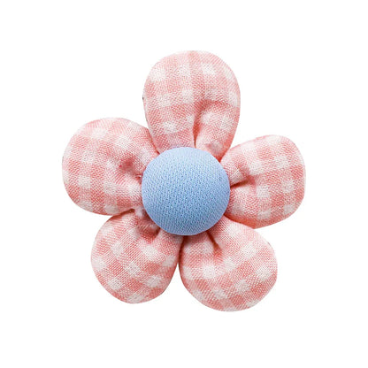 the FLOWER BOW - 10PCS Flower Shape Pet Hair Accessories for Dogs/Cats, Hair Decoration Flowers Rubber Bands, Bulk Puppy Grooming Accessories