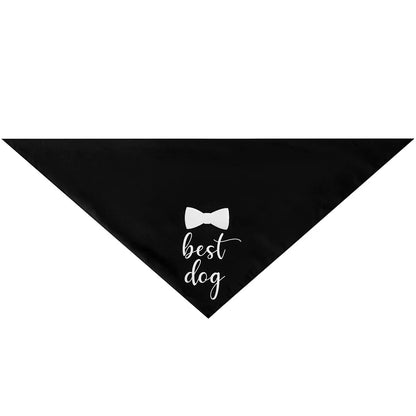 Sucado Style She Said Yes Best Dog Bandana for Wedding Engagement Announcement Gift Photo Prop Pet Scarf Accessories