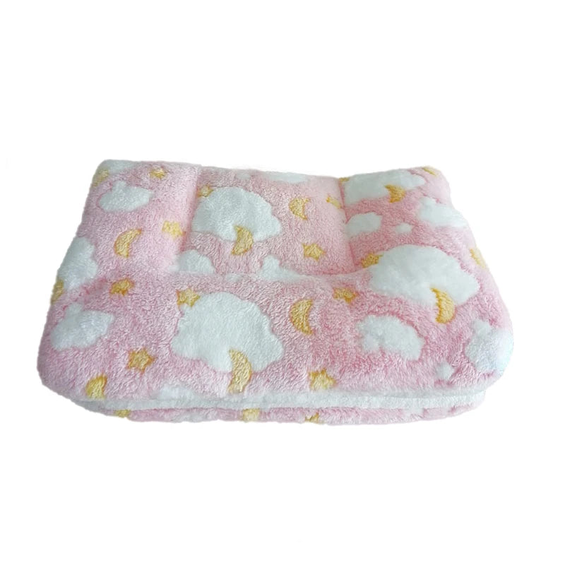 Dog Bed Thickened Dog Mat Pet Cat Soft Fleece Pad Blanket Bed Mat Cushion Home Washable Rug Keep Warm Pet Supplies cama perro