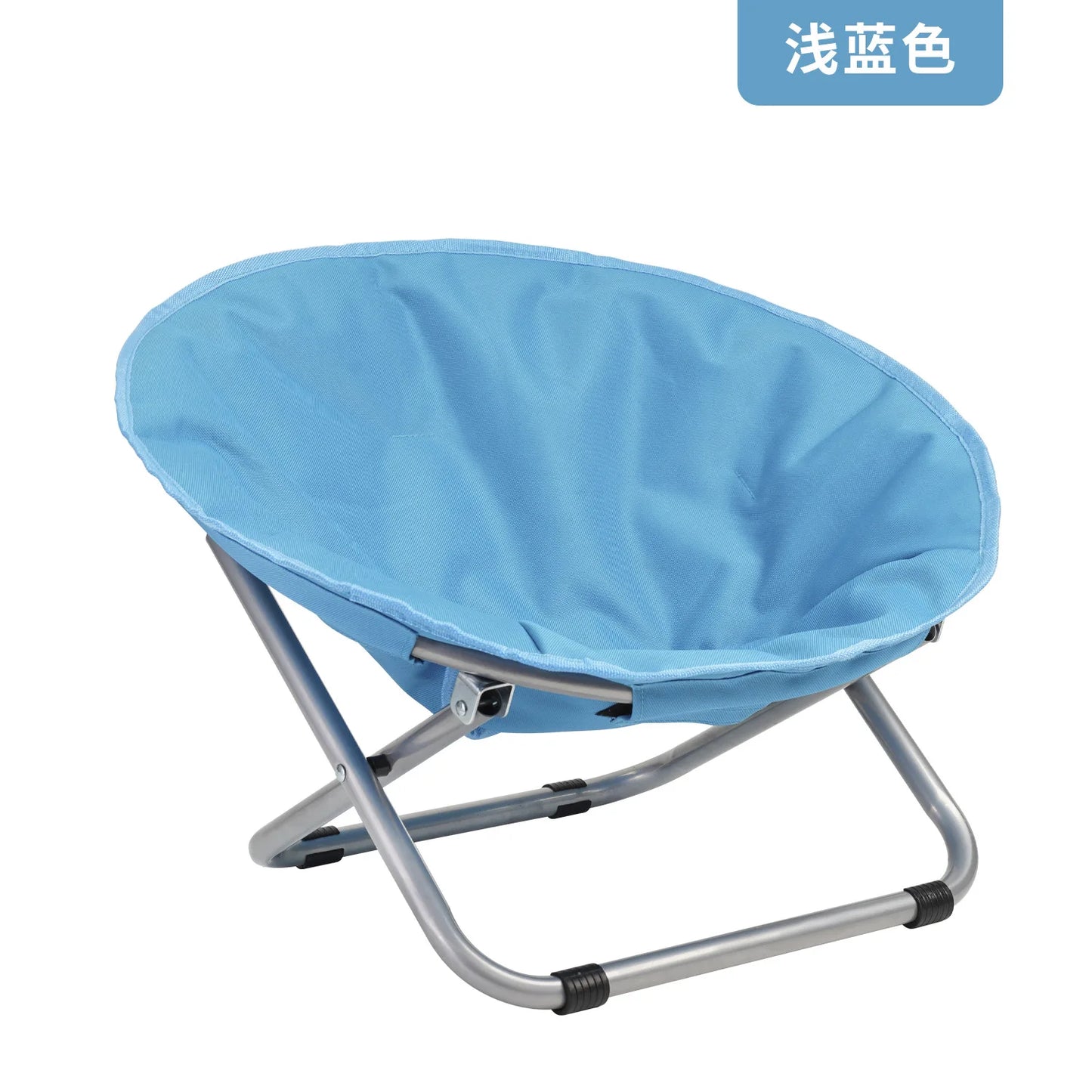 Folding Pet Bed Chair Portable Round Elevated Cat Bed Waterproof Puppy Chair Pet Moon Bed Two Height Adjustments Pet Gift