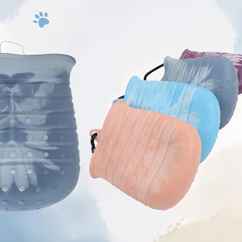 the SCRUBBER - Dog Foot Wash Cup, Portable Paw Clean Tools for Dogs, Large/Medium Dog Foot Washer, Scrubber Dog Muddy Dirty Paw Cleaning Cup 1pcs