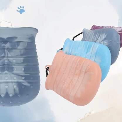 the SCRUBBER - Dog Foot Wash Cup, Portable Paw Clean Tools for Dogs, Large/Medium Dog Foot Washer, Scrubber Dog Muddy Dirty Paw Cleaning Cup 1pcs