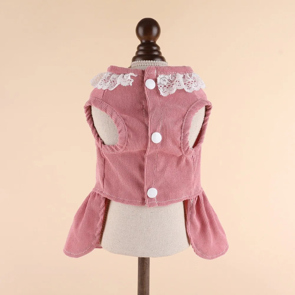 Spring Summer Pet Dog Dress Cat Princess Cute Dress Small Dog Cat Wedding Fashion Skirt Puppy Clothes Chihuahua Pet Costume