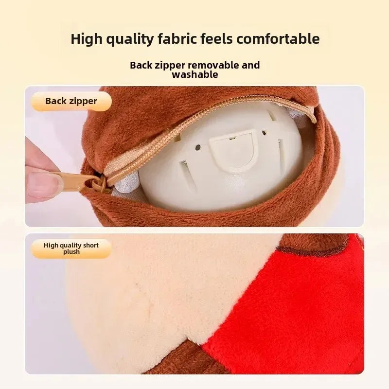 New Dog Toys Interactive Puzzle Electric Plush Jumping Ball USB Rechargeable Clown Cartoon Dog Training Toy Piggy Pet Product