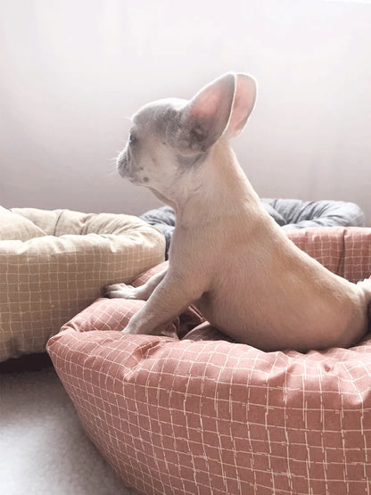 All Season Dog Cat Bed Washable Pet House Soft Warm Cushion for Small Medium Large Pets