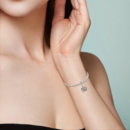 Dog Pet Charms 925 Silver Doggy Paw French Bulldog Bones Beads fit Original Bracelet DIY Fine Jewelry