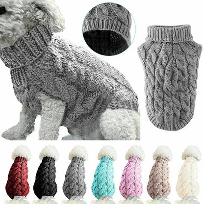 Knitted Clothes for Dogs Chihuahua Sweater for Small Dogs Clothes Fashionable Pet Dog Clothes