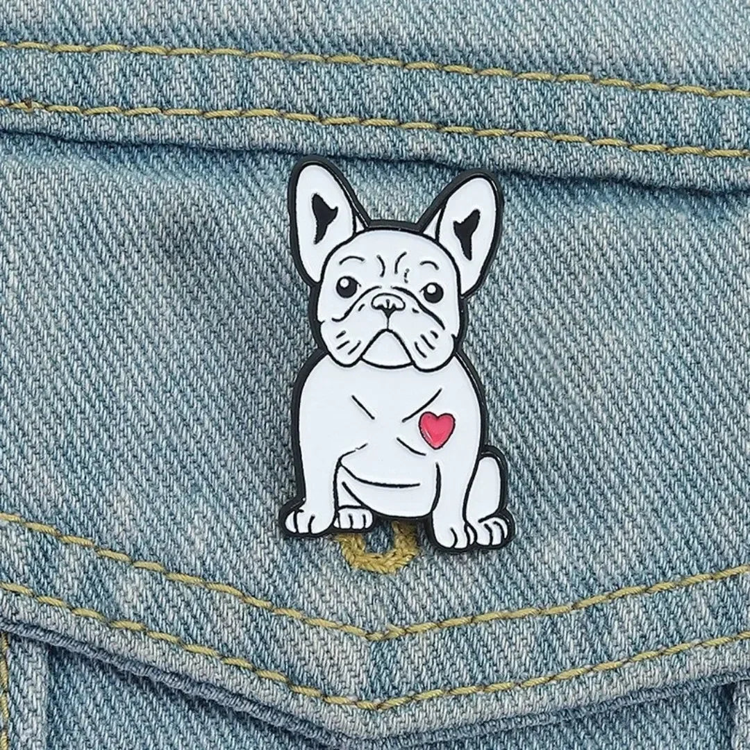 Cartoon Dog Enamel Pins Pet Brooch Cartoon Lapel Metal Alloy Animal  Badge on Backpack Jewelry Decoration Gift Custom Wholesale