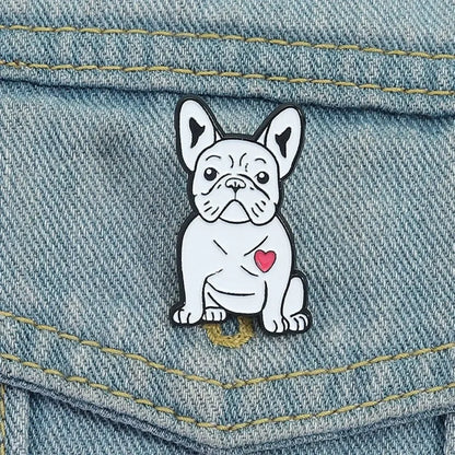 Cartoon Dog Enamel Pins Pet Brooch Cartoon Lapel Metal Alloy Animal  Badge on Backpack Jewelry Decoration Gift Custom Wholesale