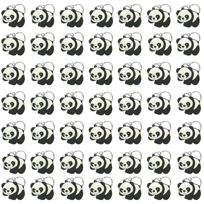 50PCS Cute Animal Keychain knife Ducks Dogs Cats Keyring for Women Men Kids Handbag Cool Car Key Accessories Friends Key Gifts