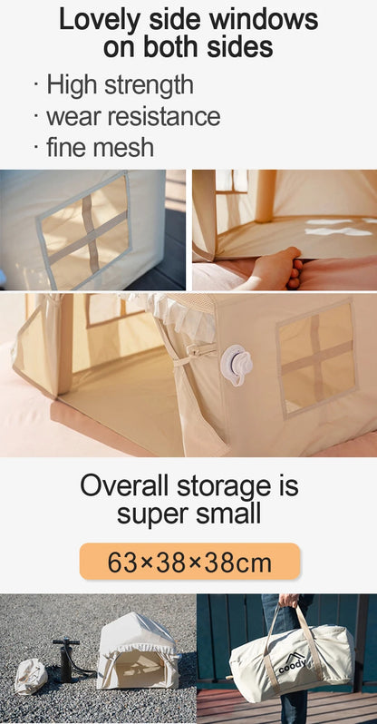 Outdoor Camping Pet Tent Waterproof Breathable Warm Inflatable Portable Small and Medium Dog Cat Nest
