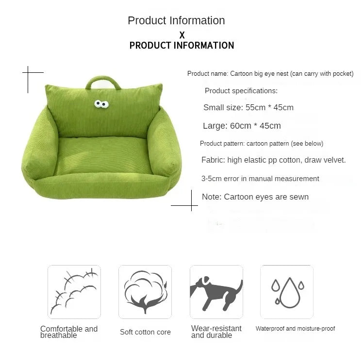 Puppy special sofa kennel winter warm pet Internet celebrity cat nest small dog dog sleeping mat cushion winter bed