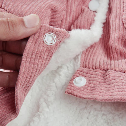 Winter Dog Clothes Thickened Lamb Velvet Puppy Outfit Hooded Soft Fleece Warm Jacket for Small Middle Dog Cat Coat With D-ring