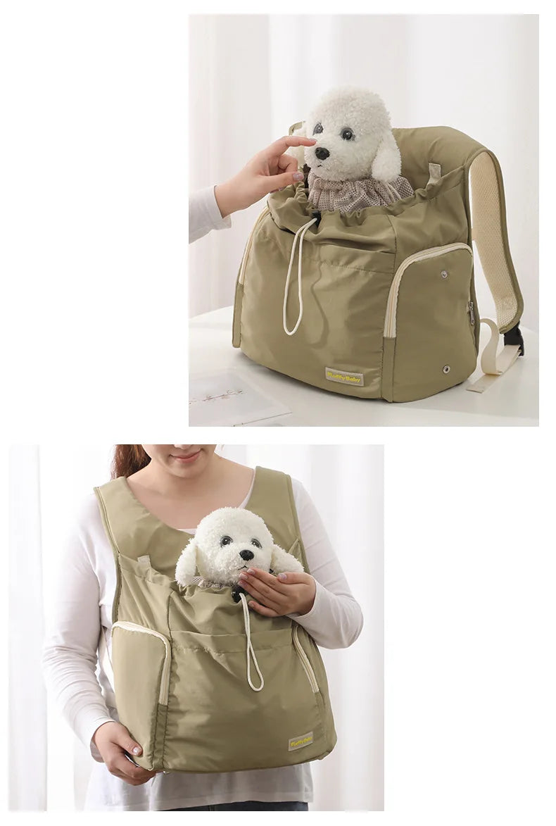 Pet Chest Bag Portable Dual-purpose Chest Dog Backpack  Cat Large Capacity Carrier  Dog Bag Carrier