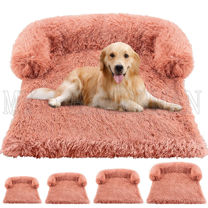 Washable blanket Sofa cover Large dog bed Sofa plush dog pet House sofa cushion plush warm kennel pet cat puppy cushion
