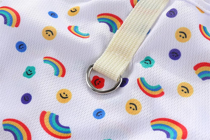 Cute Summer Pet Dog Cooling Vest Cartoon Soft Clothing Summer Casual Shirts Small Medium Large Dogs Puppy French Bulldog Clothes