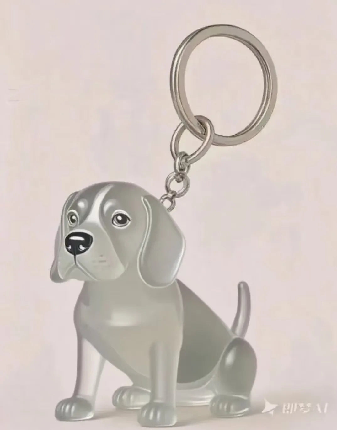 Dog Hair Storage Cute Pendant Keychain Bag Pendant Couple Car Key Chains Jewelry Souvenir Collection Gift Decoration Accessories