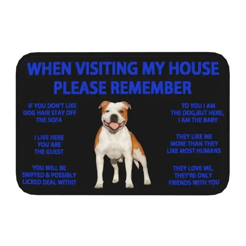 Beagle Dog Doormat Non-Slip Kitchen Bath Mat Living Room Door Floor Entrance Carpet Rug