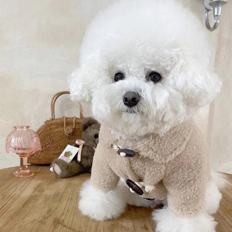 Winter Dog Coat Pet Dog Warm Clothes Kitten Puppy Costume Solid Dog Jacket Chihuahua French Bulldog Clothing for Dogs Pet Hoodie