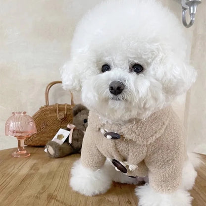 Winter Dog Coat Pet Dog Warm Clothes Kitten Puppy Costume Solid Dog Jacket Chihuahua French Bulldog Clothing for Dogs Pet Hoodie