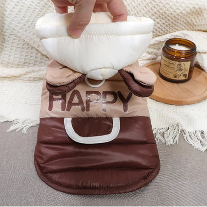 New Dog Clothing for Small Breeds - Corgi Dog Winter and Autumn Model with Warm Insulation and A Leash Ring