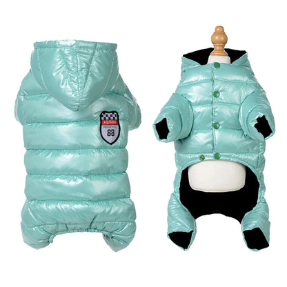 Dog Clothes for Small Medium Dogs Cats Autumn Winter Thicken Fleece Puppy Striped Pet Jacket Coat Yorkshire Bulldog Pug Jumpsuit