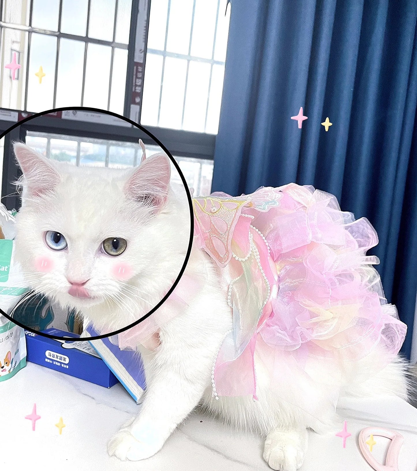 Pet Clothes Dog Wedding Dress Prom Party Princess Dresses for Small Dogs Luxury Dog Clothes Puppy Costume Colorful Pet Supplies