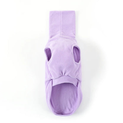 Winter Fleece Whippet Vest Italian Greyhound Clothes Turtleneck Dog Clothes Soft Fleece Clothes