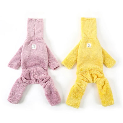 Winter Onesies For Dogs Soft Puppy Clothes High Neck Warm Italian Greyhound Clothes Whippet/Mexican Hairless/Maltese