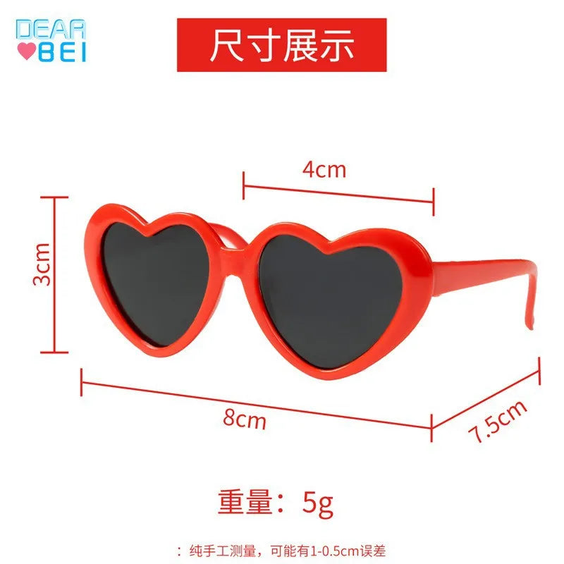 для собак Dog Glasses Pet Heart Glasses Cat Accessories Puppy Photos Tools Decorations for Dog Summer Party Eyewear Glasses