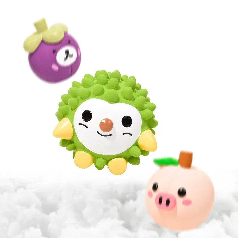 Dog Sounding Toy Fruit Shape Latex Squeaky Pet Dog Toy Bite-resistant Chewing Toys Interactive Toys Pet Supplies