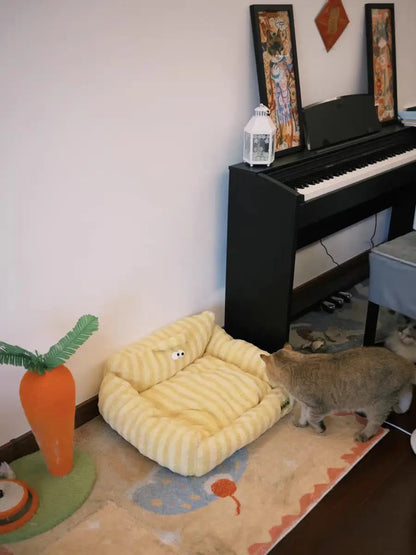 Puppy special sofa kennel winter warm pet Internet celebrity cat nest small dog dog sleeping mat cushion winter bed