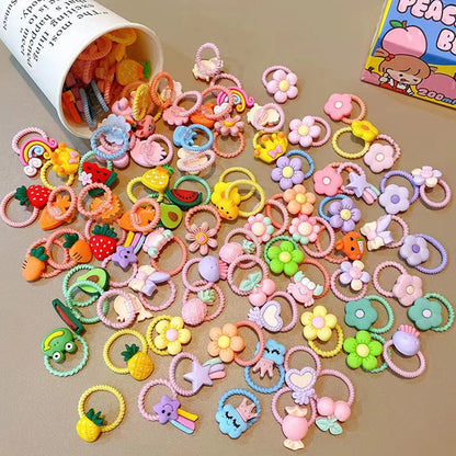 the DAISY DOG BOW - 40PCS Hair Bows, Fashion Cute Small Dog/Cat Hair Bows, Dogs/Cats Hair Accessories, Rubber Bands Bows for Dogs Grooming Products