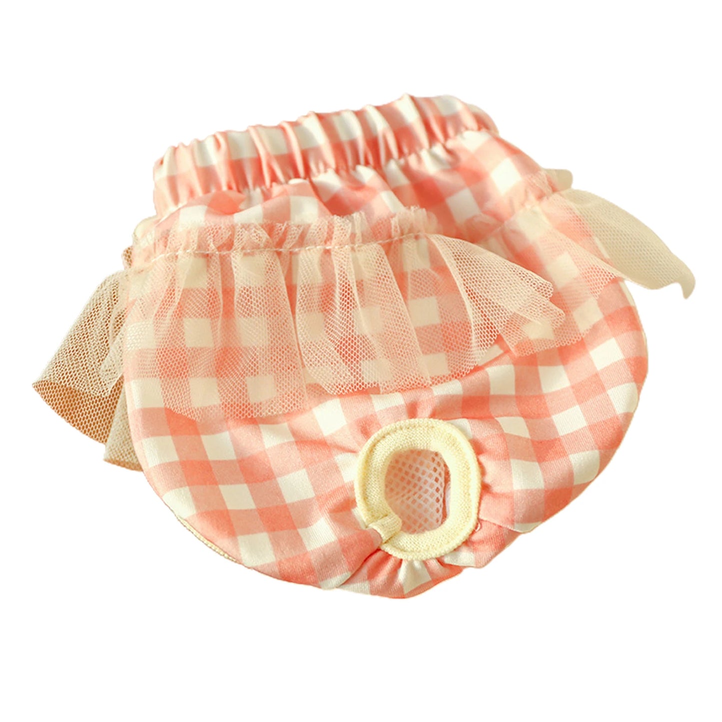 Dog Menstrual Pants Comfortable Anti-harassment Pet Sanitary Pants Breathable Cotton Puppy Bowknot Diaper Clothing Pet Supplies