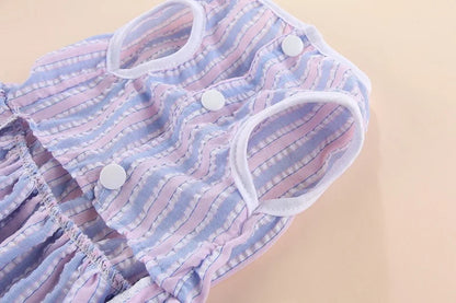 Dog Dresses for Small Dogs Girls Floral Puppy Dresses Pet Dog Princess Bowknot Dress Cute Dog Clothes for Yorkie Female Cat