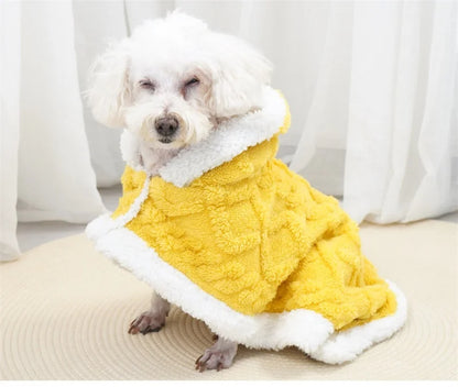 Tafu Velvet Autumn Winter Warm Pet Dog Blanket Soft Thicken Wearable Cat Blanket Flannel Fleece Comfortable Sleeping Blankets