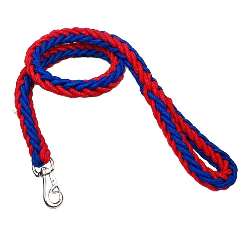 the TITANGRIP BRAIDED DOG LEASH - Large Dog Leash Nylon Braided Traction Rope, Pet Walking Thick Hand Rope for Bulldog, Rottweiler, Hound Dogs Accessories