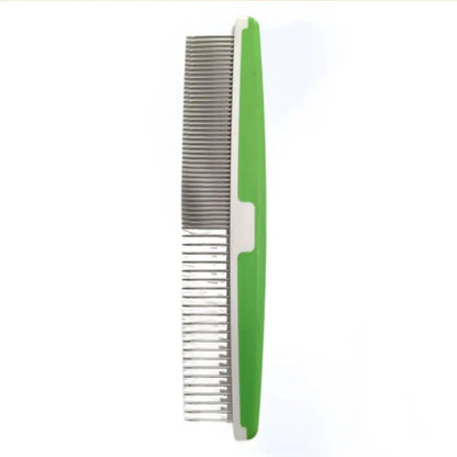 Portable Stainless Steel Pet Open Knot Comb Single Row Pet Supplies Dog Cat Pin Comb Grooming Shedding Tools Pet