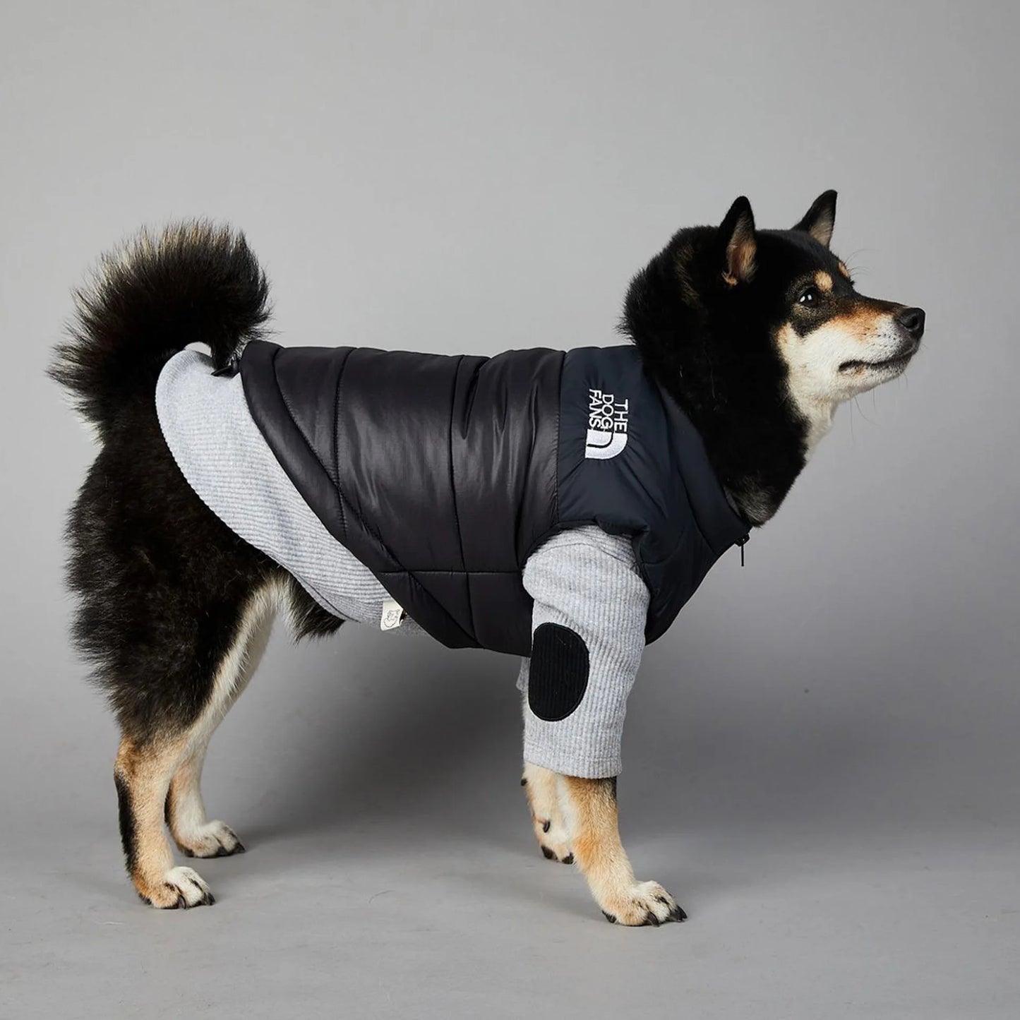Dog Fans Punch Large Dogs Winter Warm Raincoat Anti Pet Cotton Clothing Windproof Rainproof Dog Coat