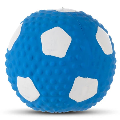 Squeaky Dog Toys Soft Latex Balls For Small Medium Large Dogs Rugby Football Volleyball Pet Toy Dog Interactive Chew Toy Ball