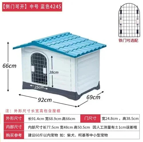 the BACKYARD DOG - Large Kennell Crate Doghouse, Accessories Playpens Outdoor Carrier, Doghouse Pet Supplies, Play Pen Mascotas Dog Furniture