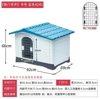 the BACKYARD DOG - Large Kennell Crate Doghouse, Accessories Playpens Outdoor Carrier, Doghouse Pet Supplies, Play Pen Mascotas Dog Furniture