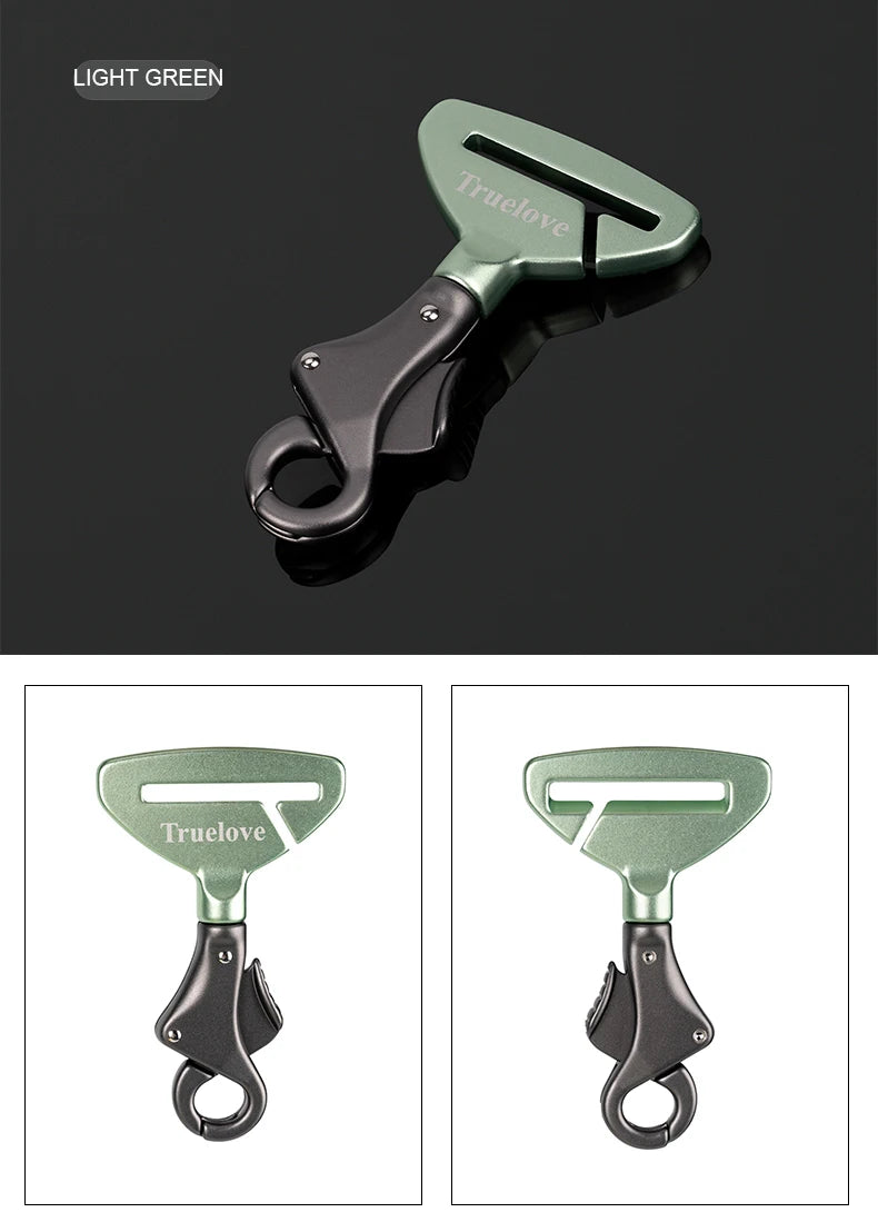 Truelove Pet All Car Seat Belt Safety Buckle with Collar or Harness High-quality Lightweight Aluminium Alloy Portable TLM1993