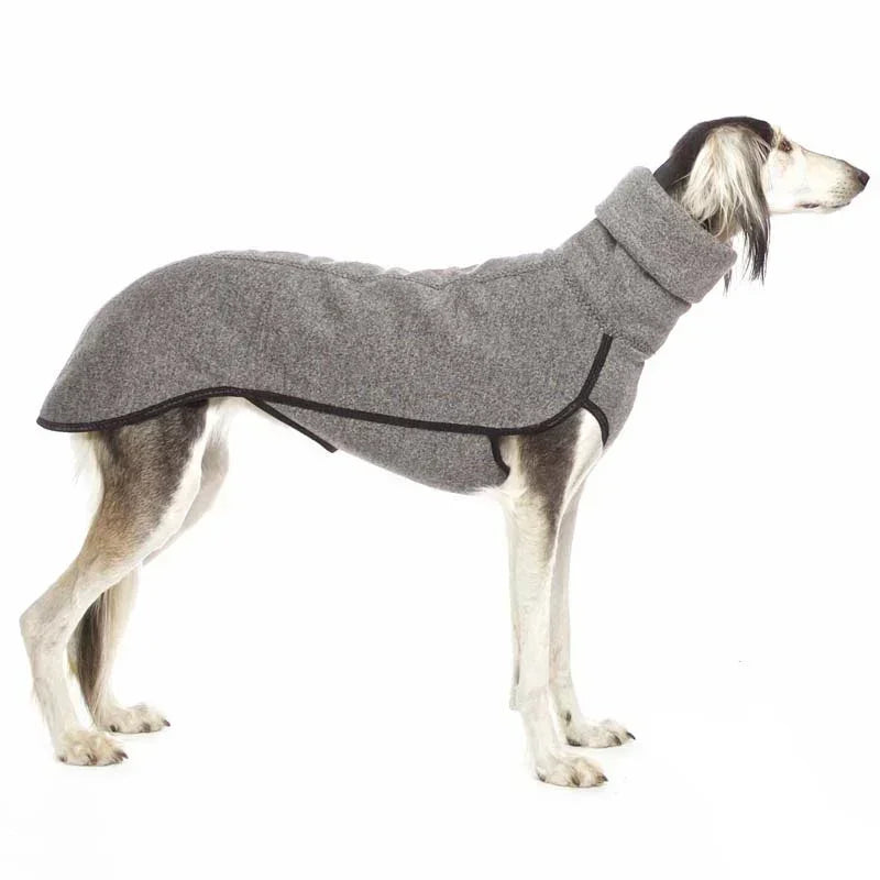 the FROSTGUARD HIGH-NECK COAT - High Collar Pet Clothes for Medium/Large Dogs, Winter Warm Big Dog Coat, Pharaoh Hound, Great Dane Pullovers, Mascotas Supplies