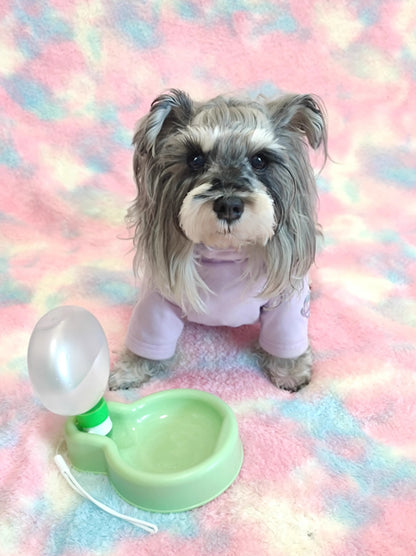 Bulb water bottle Pet Outing Water Cup Dog Portable Foldable Kettle Large Capacity Dog Bowl Out Drinking Water Feeder